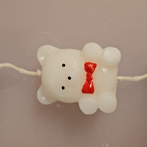 Avon gift collection 3 Wee Teddy Candles 1987   NIB Vintage - Picture 5 of 6